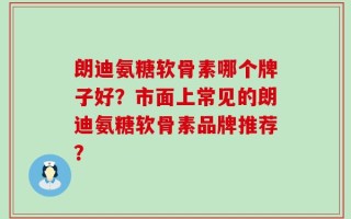 朗迪氨糖软骨素哪个牌子好？市面上常见的朗迪氨糖软骨素品牌推荐？
