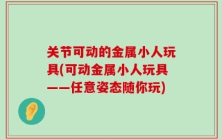 关节可动的金属小人玩具(可动金属小人玩具——任意姿态随你玩)