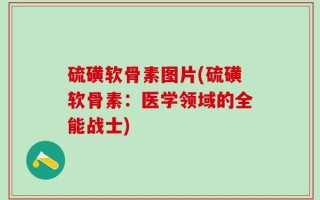硫磺软骨素图片(硫磺软骨素：医学领域的全能战士)