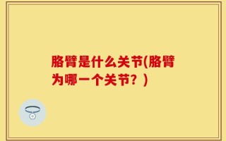 胳臂是什么关节(胳臂为哪一个关节？)