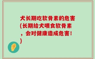 犬长期吃软骨素的危害(长期给犬喂食软骨素，会对健康造成危害！)