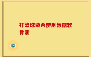 打篮球能否使用氨糖软骨素