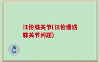 汪伦膝关节(汪伦遭遇膝关节问题)