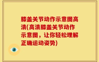 膝盖关节动作示意图高清(高清膝盖关节动作示意图，让你轻松理解正确运动姿势)