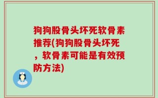狗狗股骨头坏死软骨素推荐(狗狗股骨头坏死，软骨素可能是有效预防方法)