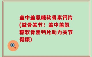 盖中盖氨糖软骨素钙片(益骨关节！盖中盖氨糖软骨素钙片助力关节健康)