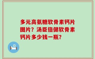 多元高氨糖软骨素钙片图片？汤臣倍健软骨素钙片多少钱一瓶？