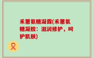 禾蕙氨糖凝露(禾蕙氨糖凝胶：滋润修护，呵护肌肤)