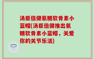 汤臣倍健氨糖软骨素小蓝帽(汤臣倍健推出氨糖软骨素小蓝帽，关爱你的关节乐活)
