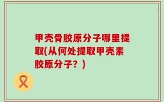 甲壳骨胶原分子哪里提取(从何处提取甲壳素胶原分子？)