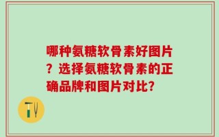 哪种氨糖软骨素好图片？选择氨糖软骨素的正确品牌和图片对比？