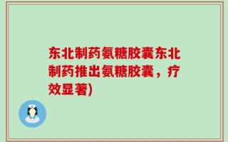 东北制药氨糖胶囊东北制药推出氨糖胶囊，疗效显著)