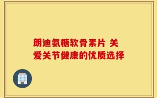 朗迪氨糖软骨素片 关爱关节健康的优质选择