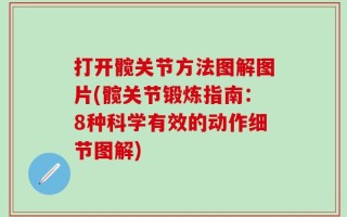 打开髋关节方法图解图片(髋关节锻炼指南：8种科学有效的动作细节图解)