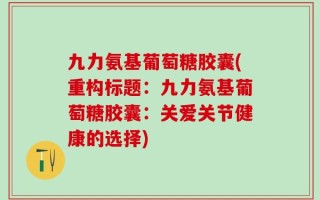 九力氨基葡萄糖胶囊(重构标题：九力氨基葡萄糖胶囊：关爱关节健康的选择)