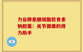 力谷牌氨糖硫酸软骨素钠胶囊：关节健康的得力助手