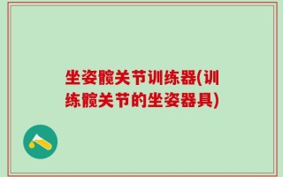 坐姿髋关节训练器(训练髋关节的坐姿器具)