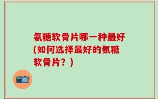 氨糖软骨片哪一种最好(如何选择最好的氨糖软骨片？)