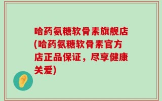 哈药氨糖软骨素旗舰店(哈药氨糖软骨素官方店正品保证，尽享健康关爱)