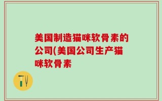 美国制造猫咪软骨素的公司(美国公司生产猫咪软骨素