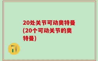 20处关节可动奥特曼(20个可动关节的奥特曼)