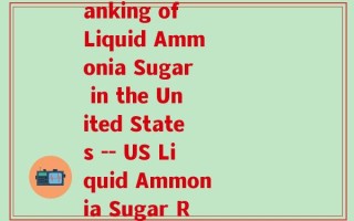美国液体氨糖排名(Ranking of Liquid Ammonia Sugar in the United States -- US Liquid Ammonia Sugar Ranking)
