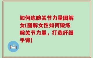 如何练腕关节力量图解女(图解女性如何锻炼腕关节力量，打造纤细手臂)