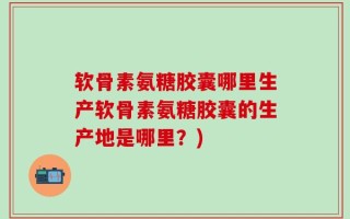 软骨素氨糖胶囊哪里生产软骨素氨糖胶囊的生产地是哪里？)
