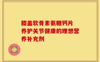 膝盖软骨素氨糖钙片 养护关节健康的理想营养补充剂