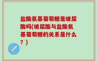盐酸氨基葡萄糖是玻尿酸吗(玻尿酸与盐酸氨基葡萄糖的关系是什么？)