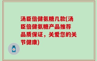 汤臣倍健氨糖几款(汤臣倍健氨糖产品推荐 品质保证，关爱您的关节健康)
