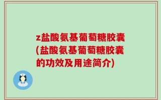 z盐酸氨基葡萄糖胶囊(盐酸氨基葡萄糖胶囊的功效及用途简介)
