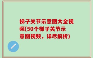 梯子关节示意图大全视频(50个梯子关节示意图视频，详尽解析)