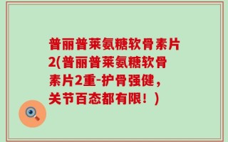 普丽普莱氨糖软骨素片2(普丽普莱氨糖软骨素片2重-护骨强健，关节百态都有限！)