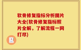 软骨修复指标分析图片大全(软骨修复指标照片全解，了解流程一网打尽)