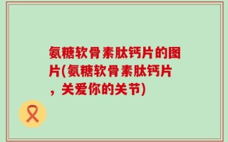 氨糖软骨素肽钙片的图片(氨糖软骨素肽钙片，关爱你的关节)