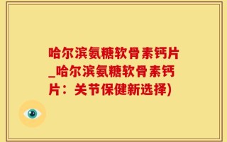 哈尔滨氨糖软骨素钙片_哈尔滨氨糖软骨素钙片：关节保健新选择)