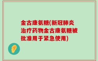 金古康氨糖(新冠肺炎治疗药物金古康氨糖被批准用于紧急使用)