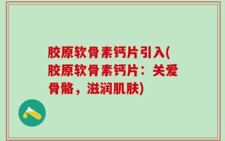 胶原软骨素钙片引入(胶原软骨素钙片：关爱骨骼，滋润肌肤)