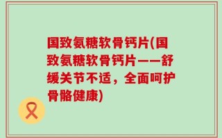 国致氨糖软骨钙片(国致氨糖软骨钙片——舒缓关节不适，全面呵护骨骼健康)