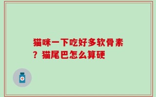 猫咪一下吃好多软骨素？猫尾巴怎么算硬