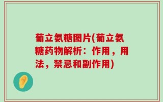 葡立氨糖图片(葡立氨糖药物解析：作用，用法，禁忌和副作用)