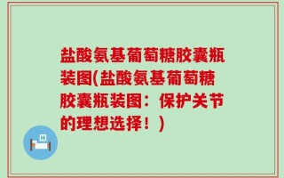 盐酸氨基葡萄糖胶囊瓶装图(盐酸氨基葡萄糖胶囊瓶装图：保护关节的理想选择！)