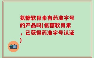 氨糖软骨素有药准字号的产品吗(氨糖软骨素，已获得药准字号认证)