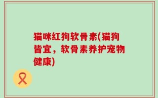猫咪红狗软骨素(猫狗皆宜，软骨素养护宠物健康)