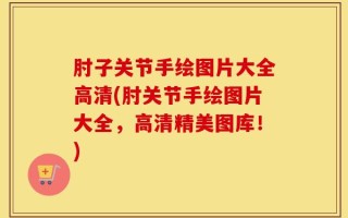 肘子关节手绘图片大全高清(肘关节手绘图片大全，高清精美图库！)