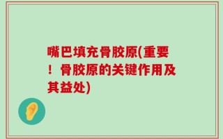 嘴巴填充骨胶原(重要！骨胶原的关键作用及其益处)