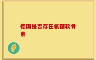 德国是否存在氨糖软骨素