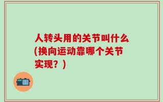人转头用的关节叫什么(换向运动靠哪个关节实现？)