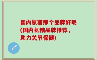 国内氨糖那个品牌好呢(国内氨糖品牌推荐，助力关节保健)